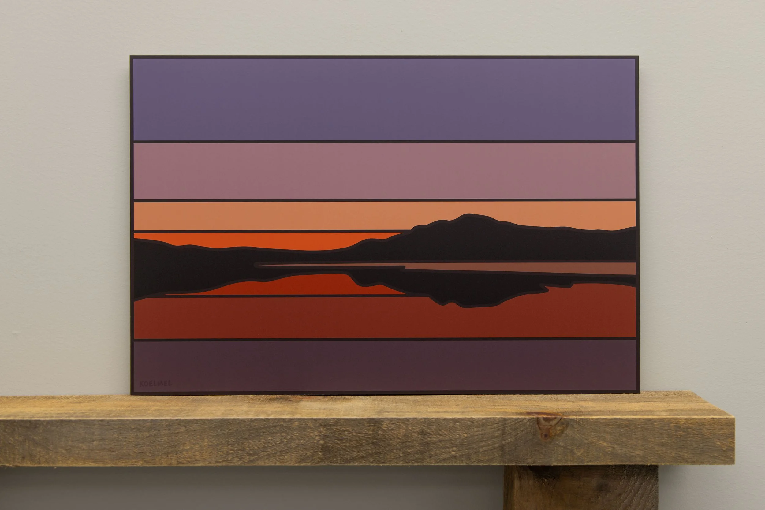 Reservoir Sunset 4 Print