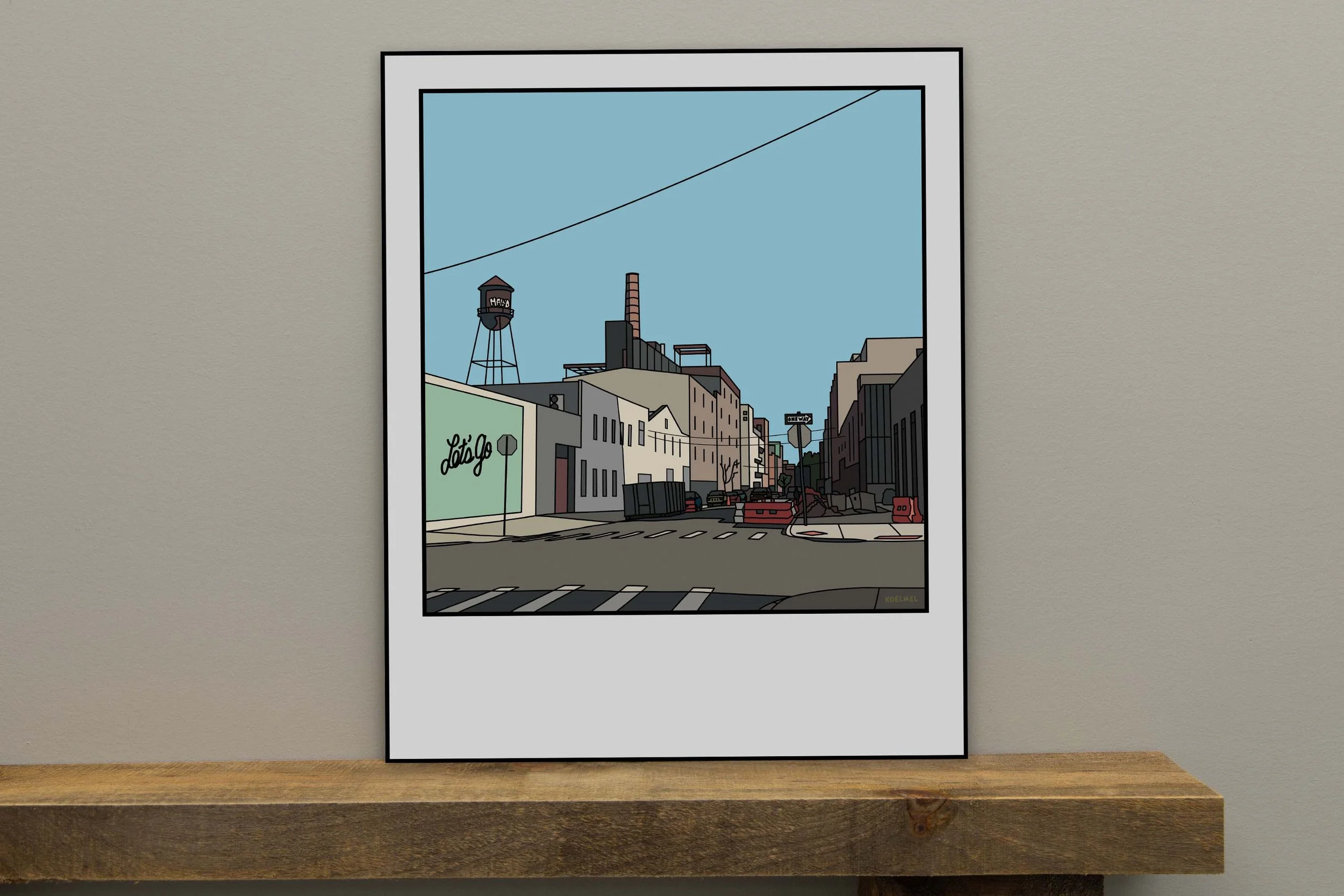 Brooklyn Polaroid Print