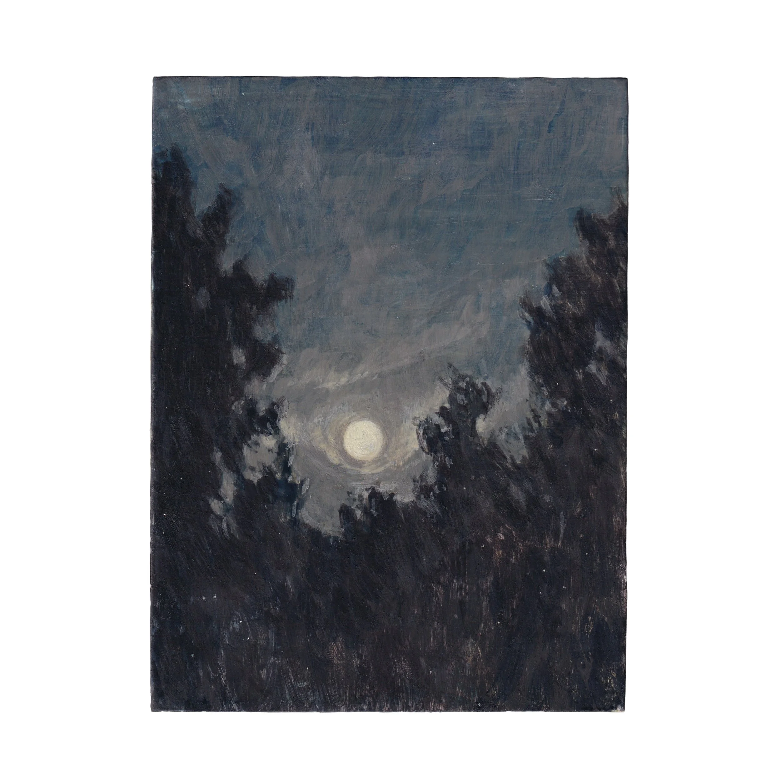 "early moon" print
