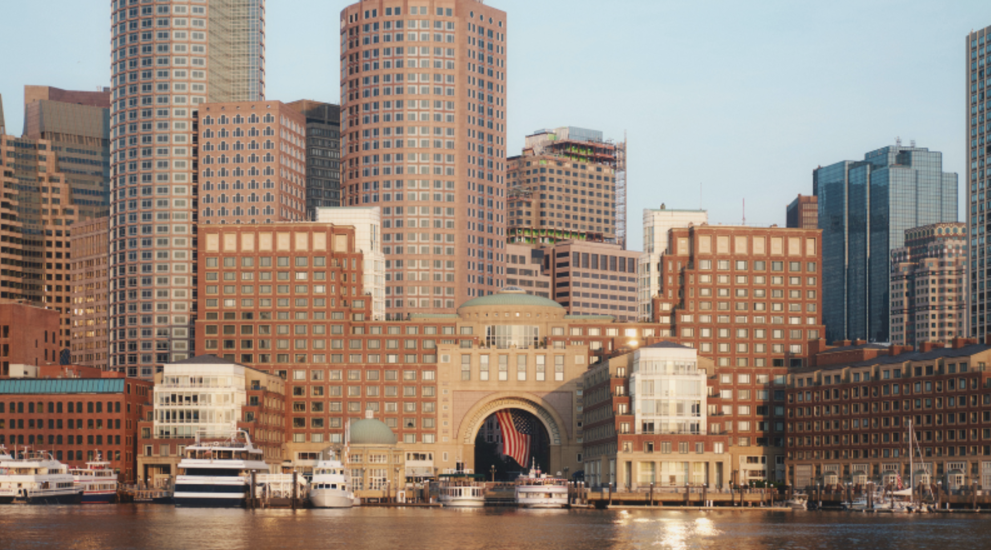 Boston Harbor Hotel waterfront wedding venue on Boston Harbor in Boston, Massachusetts