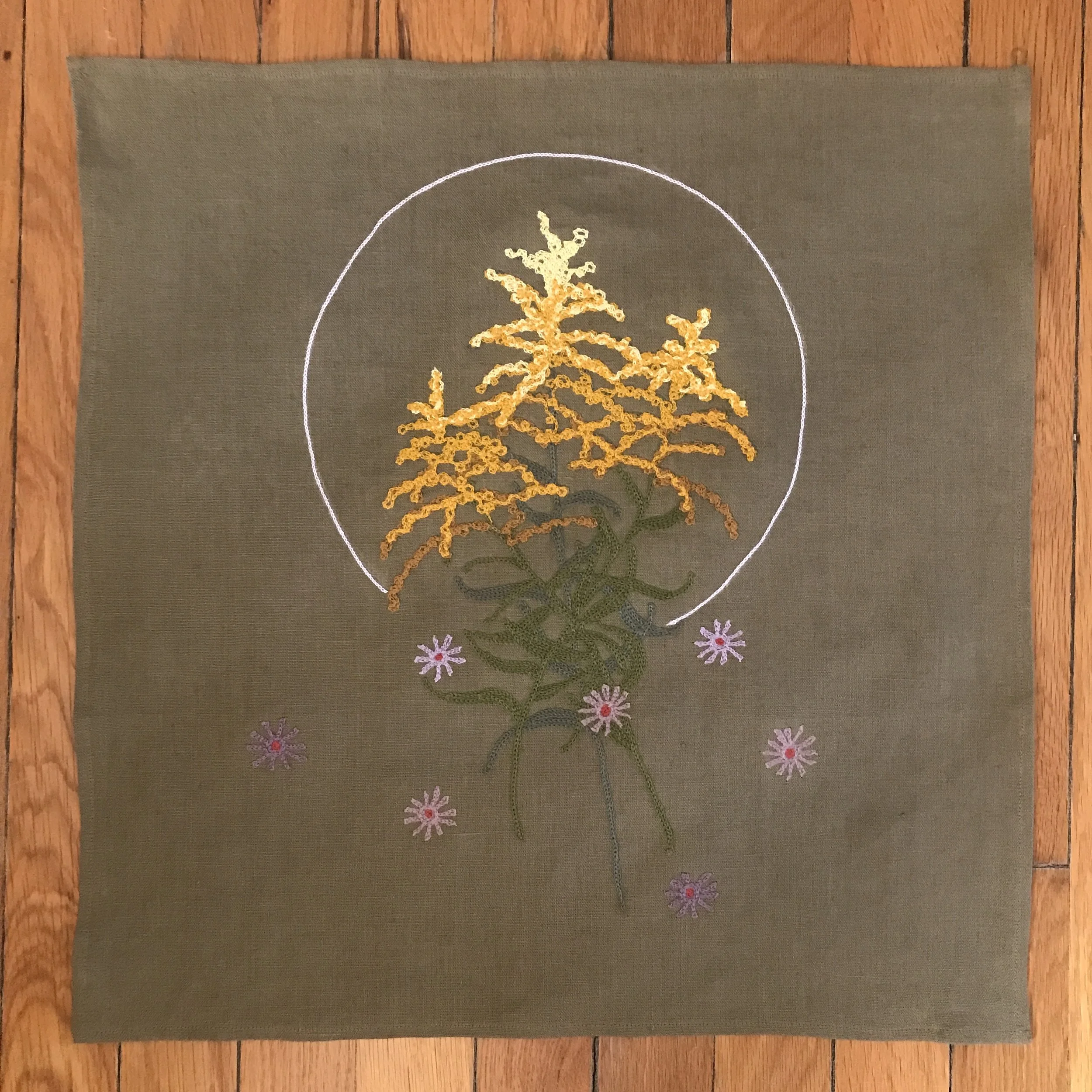 STITCH SKETCH: Goldenrod and Aster