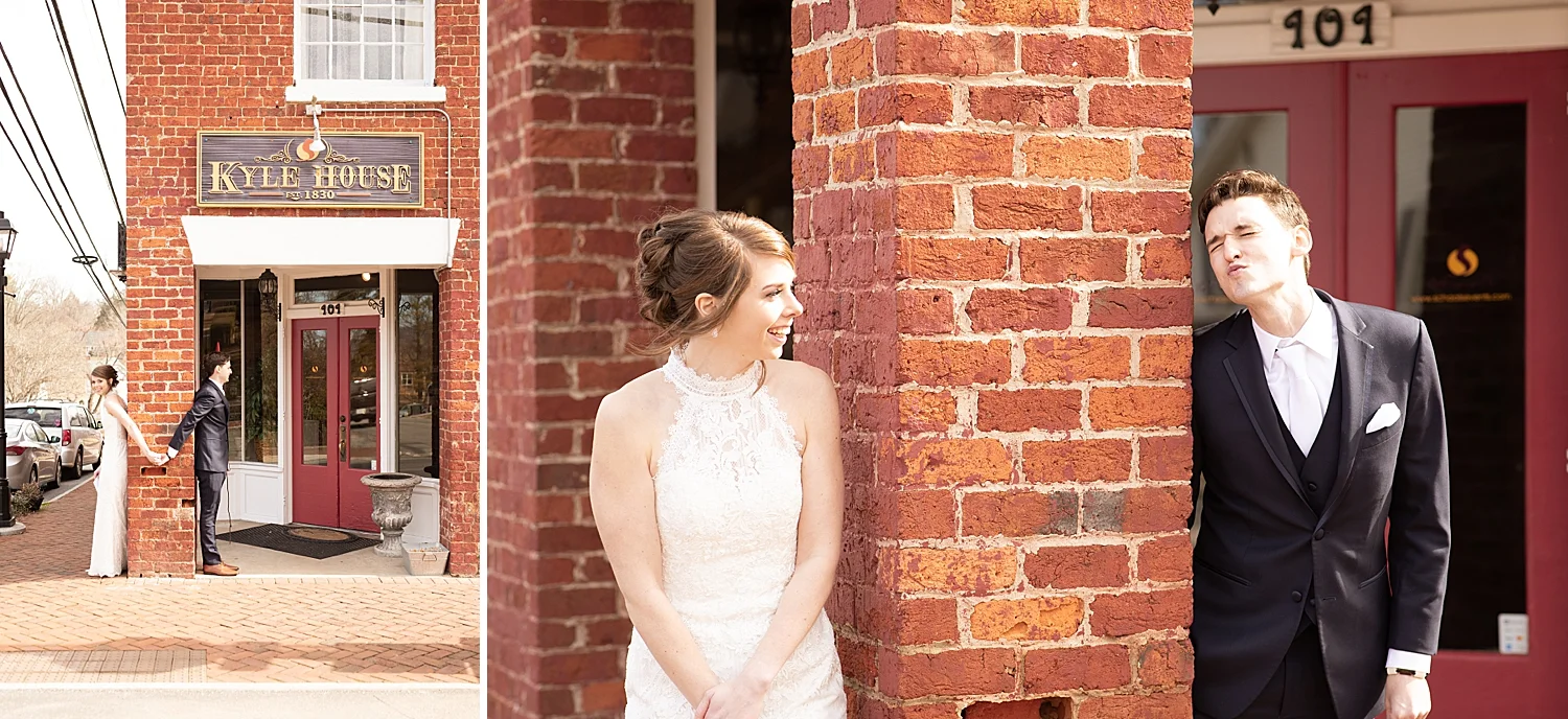 Jack asked if he was allowed to kiss her during their First Look No Peak and Abby agreed ONLY if he kept his eyes shut. They are too cute!