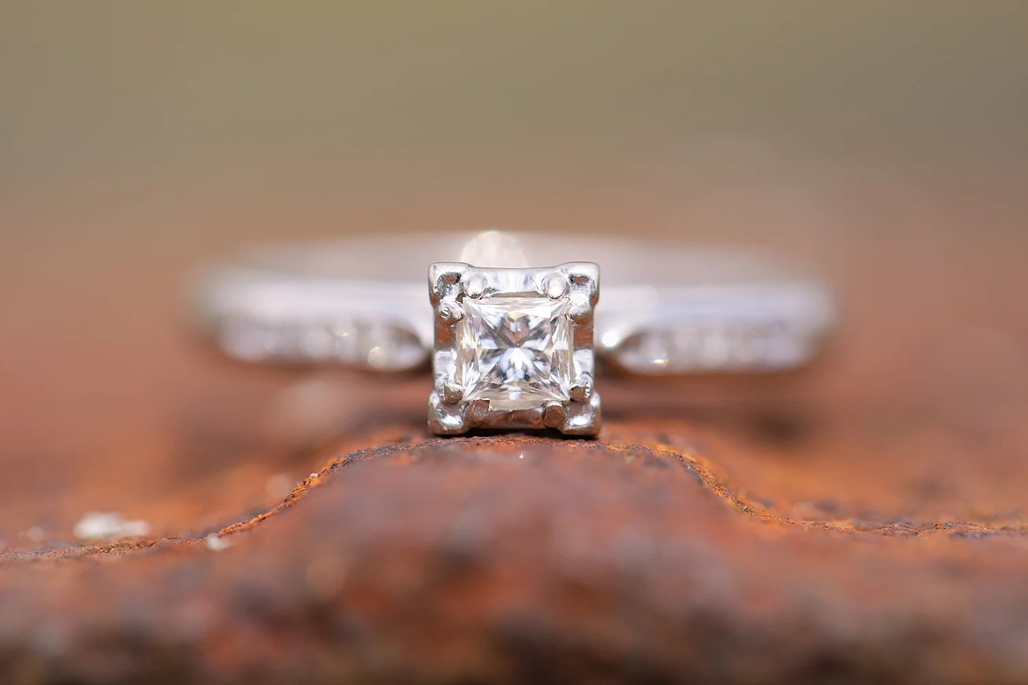James always finds the coolest spot for his ring shots.