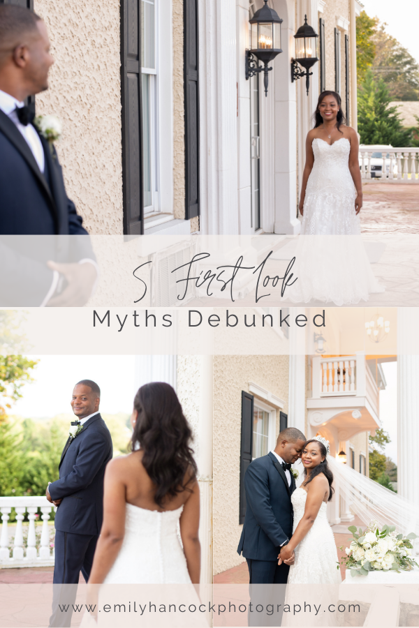 wedding day first look