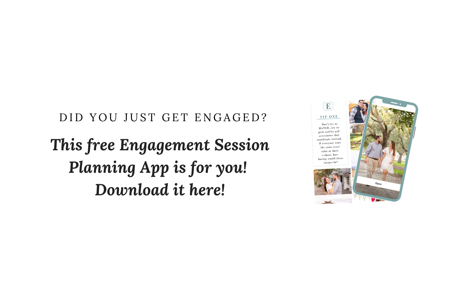 Free Engagement Session Planning App