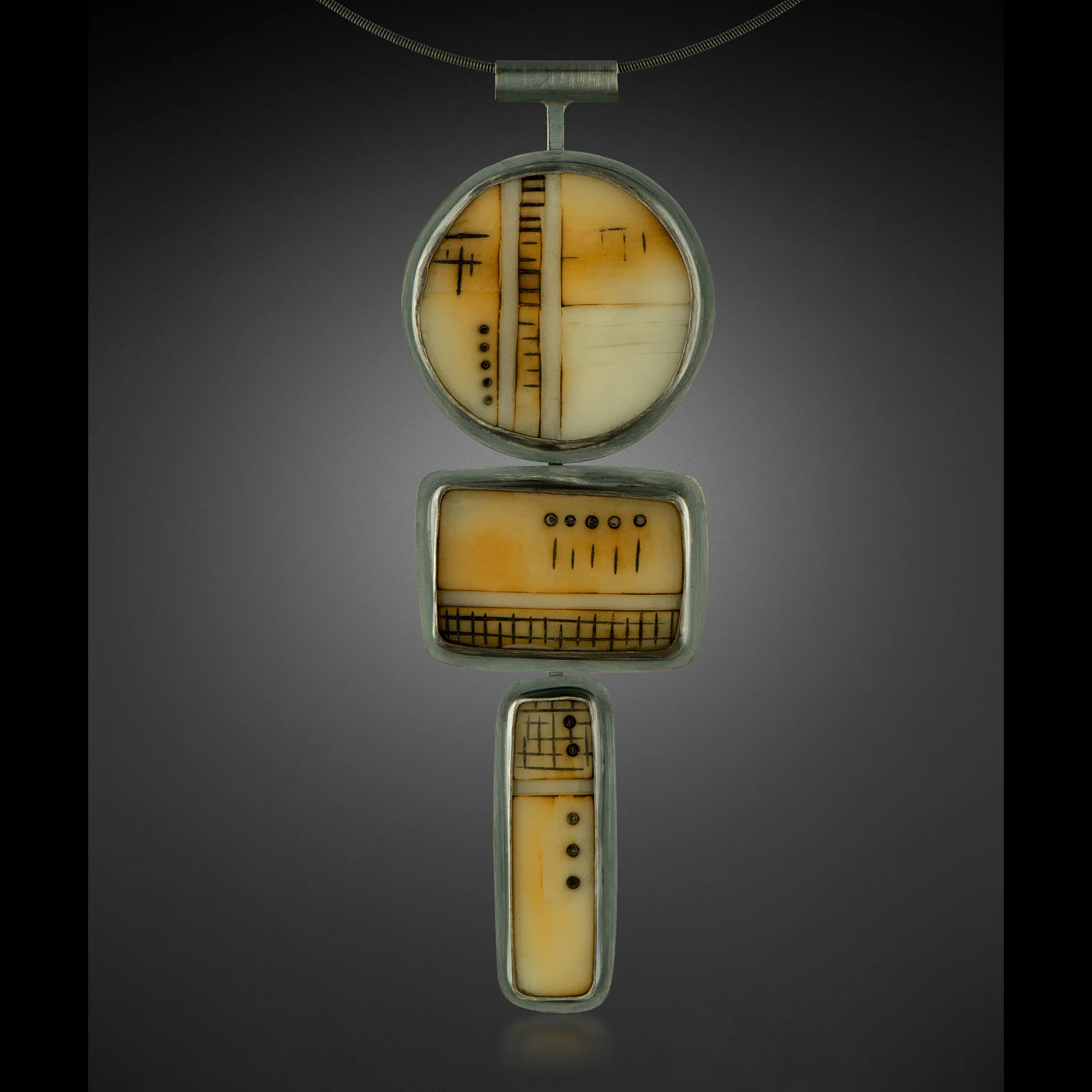 Tagua Totem Pendant