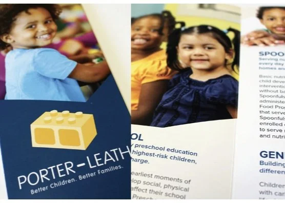 Porter-Leath tri-fold brochure