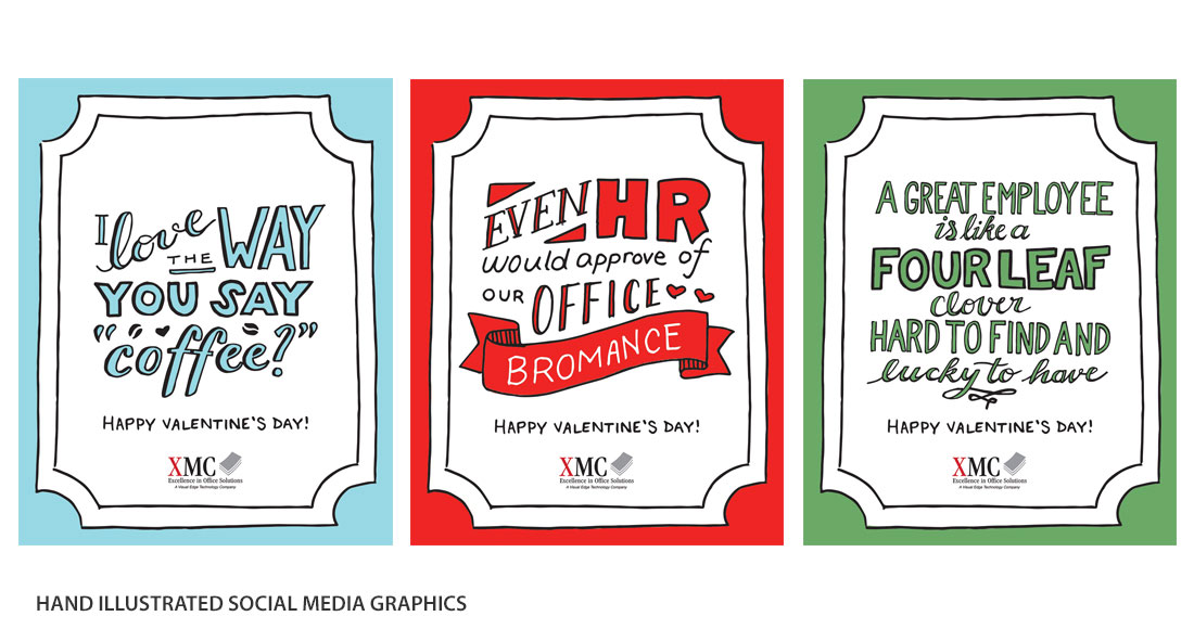 XMC Hand Illustrated Social Media Graphics