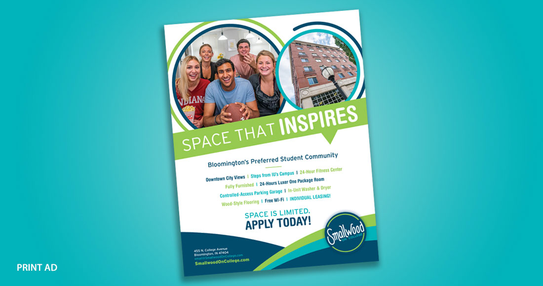 PEP: Smallwood on College Rebranding: Print Ad