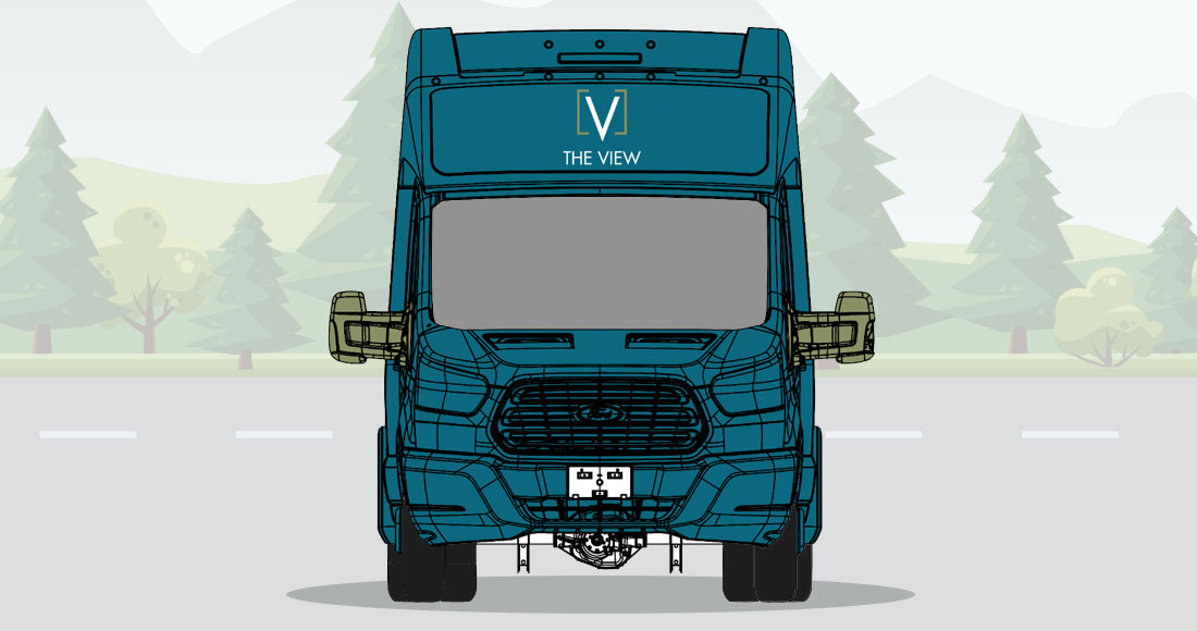 PEP: The View Shuttle Wrap Design: Front