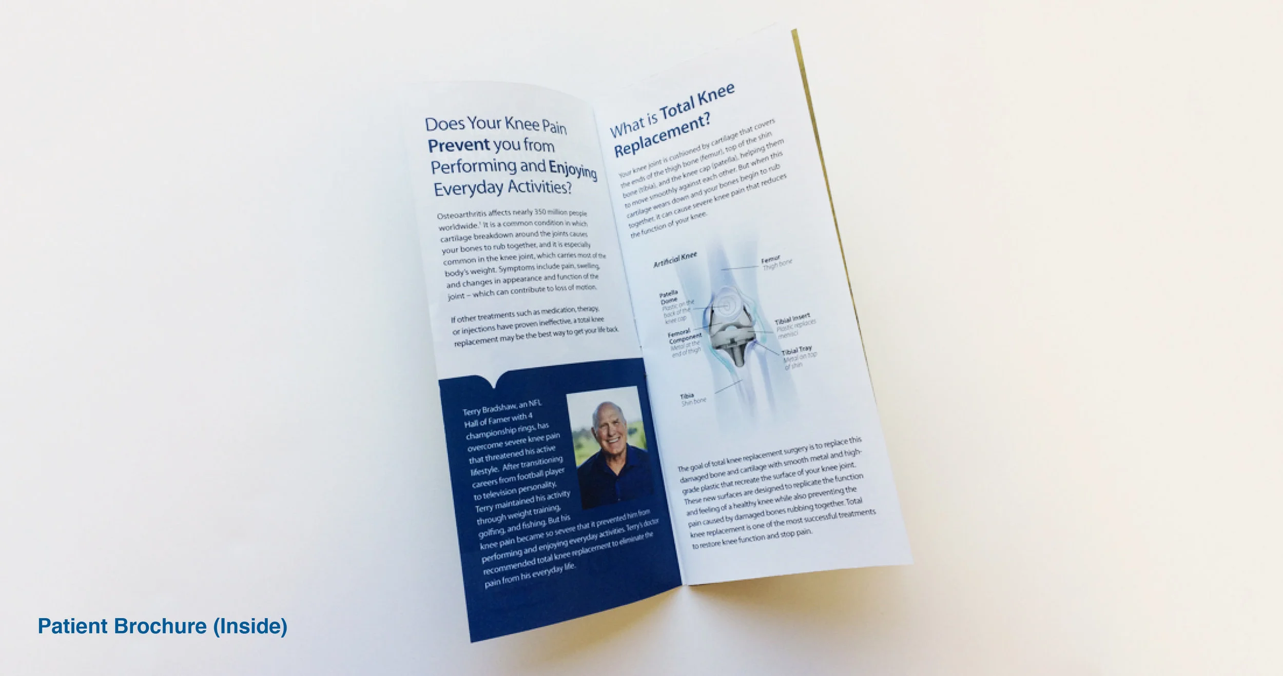 MicroPort: EvolutionMP Patient Marketing Campaign: Patient Brochure