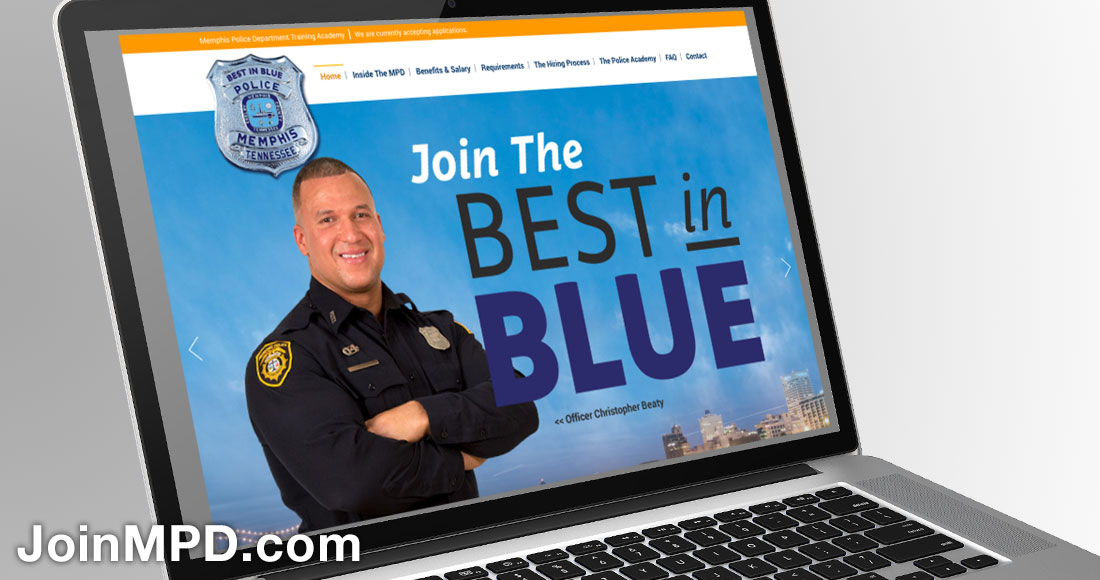 Memphis Police Department Recruiting Campaign: Website