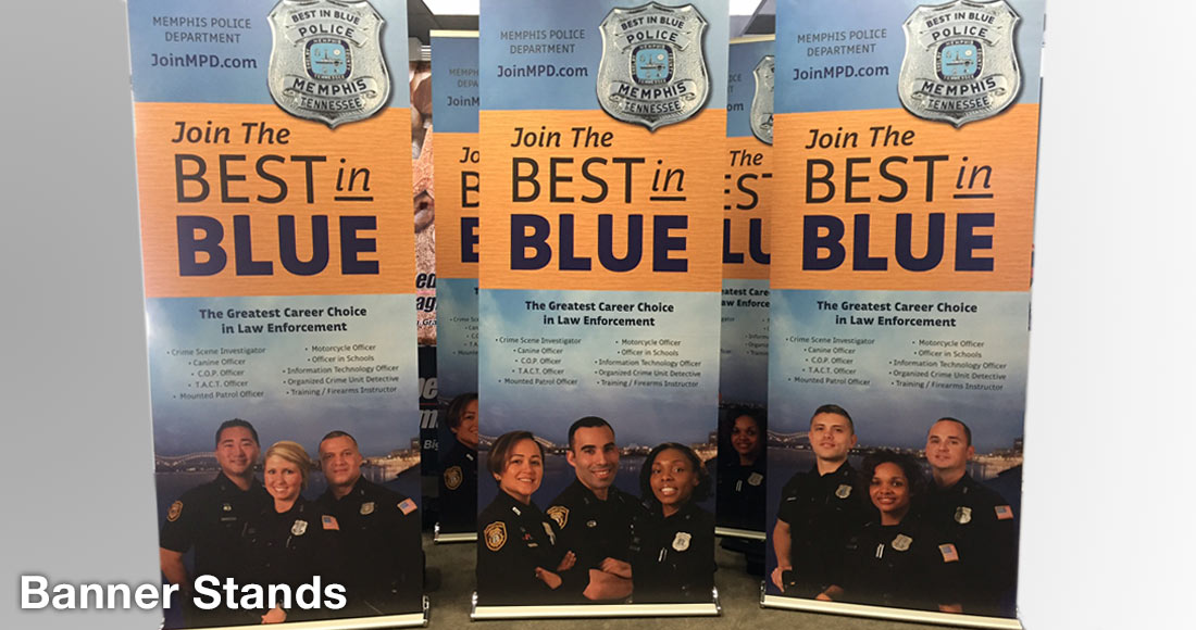 Memphis Police Department Recruiting Campaign: Bannerstands