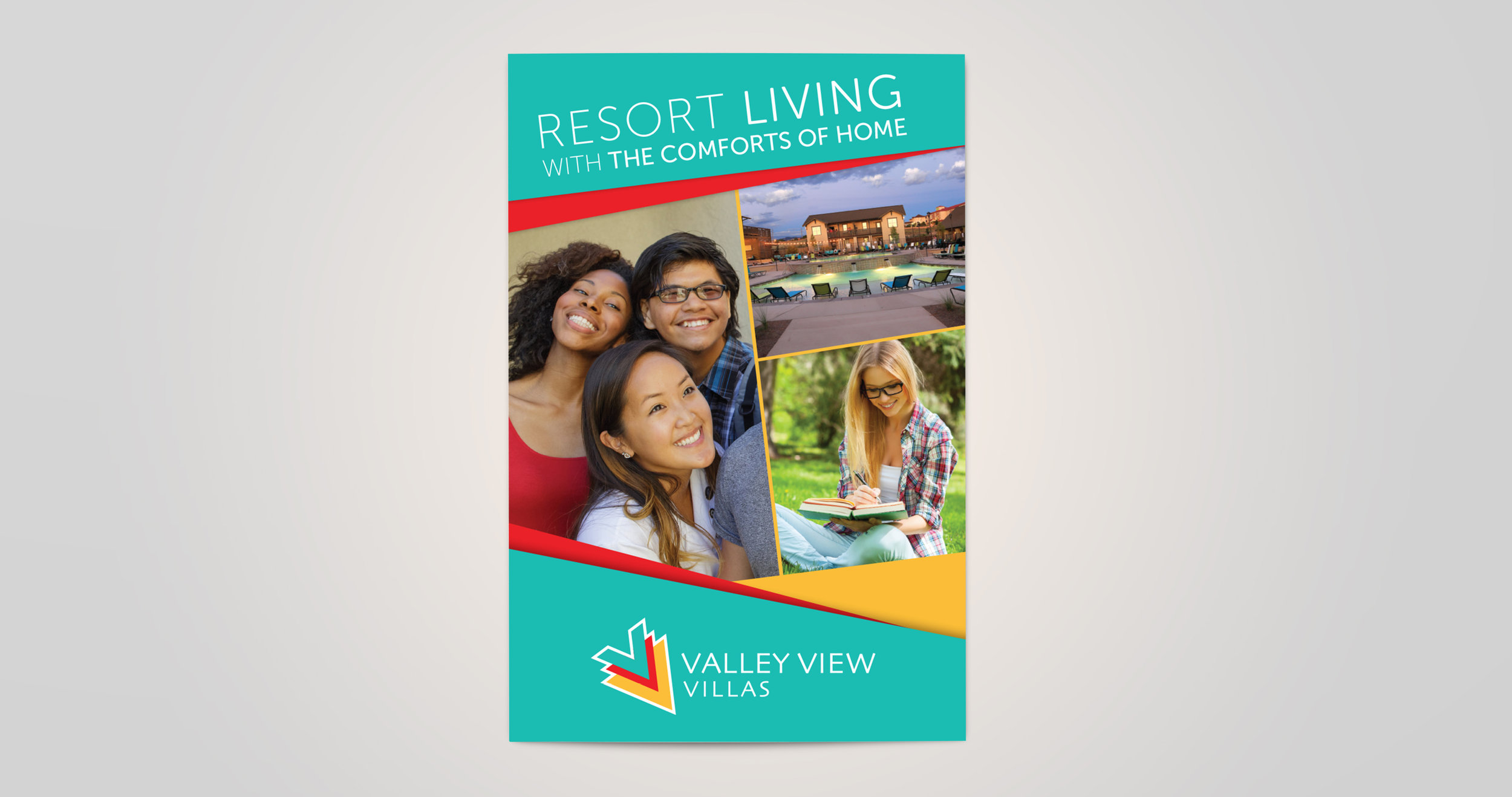 Valley View Villas: Rebranding: Brochure Cover