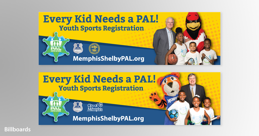 Memphis Shelby PAL: Branding: Billboards