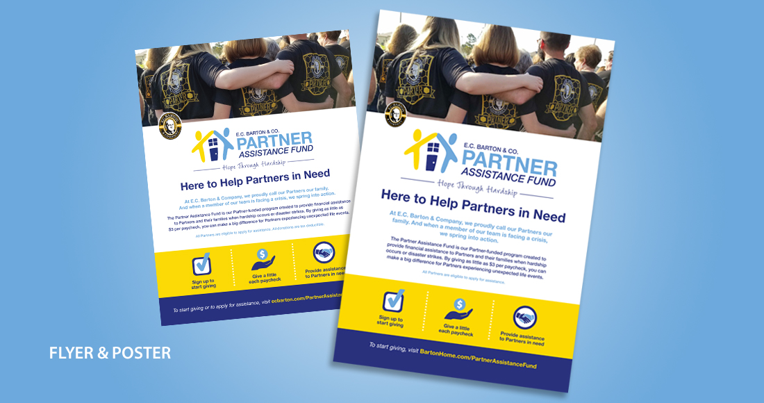 ECB Partner Assistance Fund Flyer and Poster