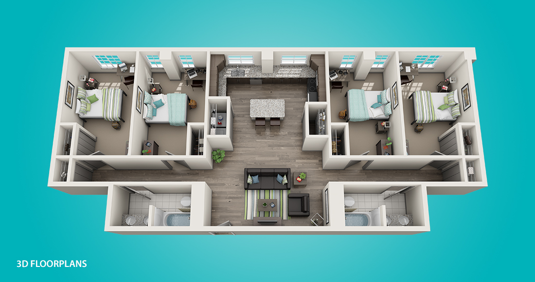 Smallwood on College 3D Floorplans