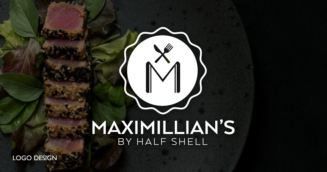 Maximillian's by Half Shell: Branding - Logo Design