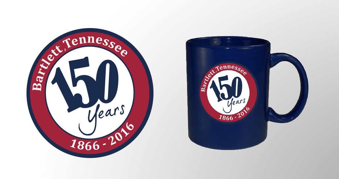 City of Bartlett: 150 Year Anniversary: Logo
