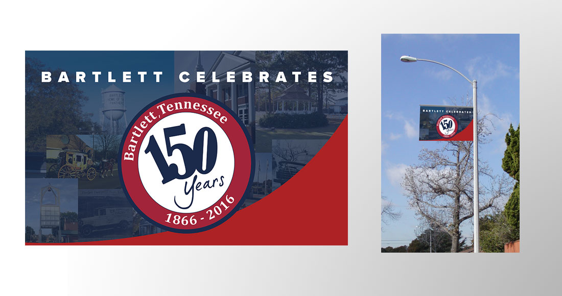 City of Bartlett: 150 Year Anniversary Graphics