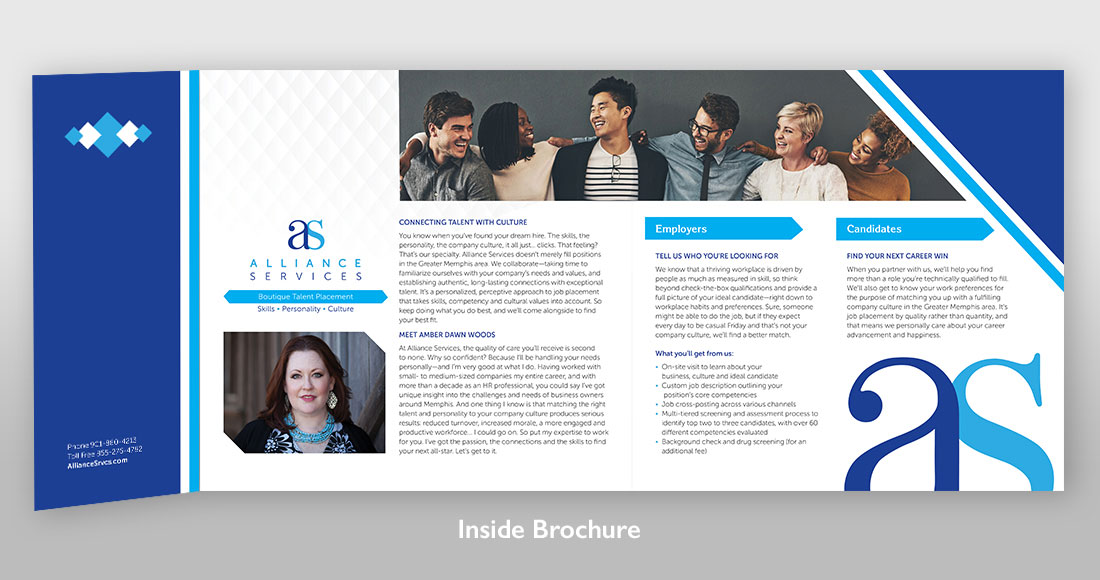 Alliance Services Brochure design