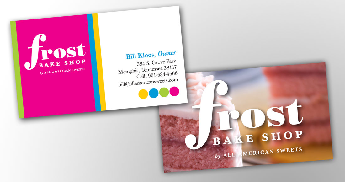 Frost Bake Shop: Branding: Business Card