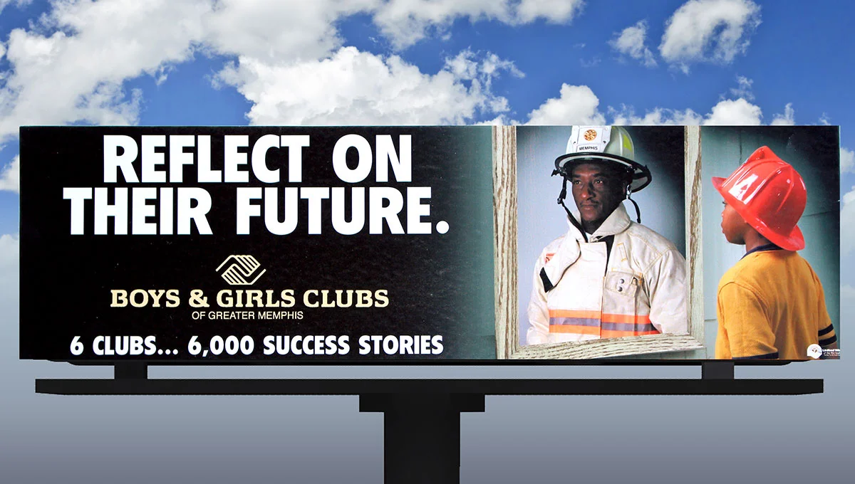 Boys & Girls Club of Greater Memphis Capital Fundraising Campaign: Reflect on Their Future Billboard