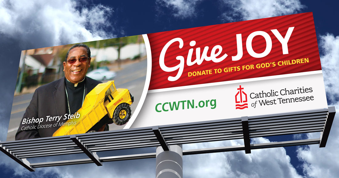 CCWTN: Give Joy Campaign: Billboard