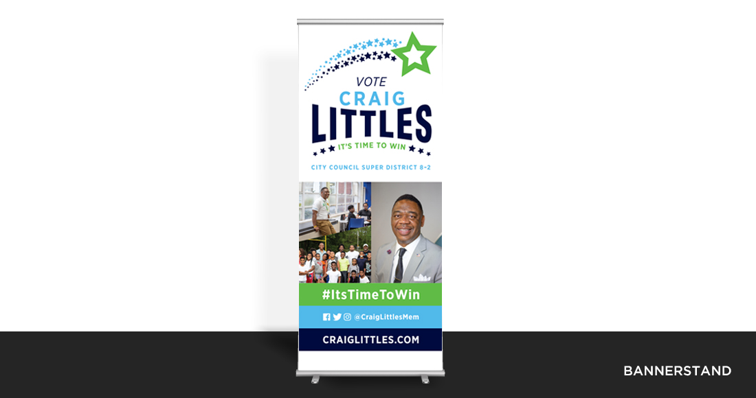 Craig Littles Campaign Bannerstand