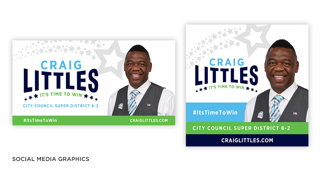 Craig Littles Campaign Social Media Graphics