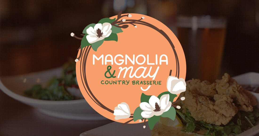 Magnolia &amp; May color logo