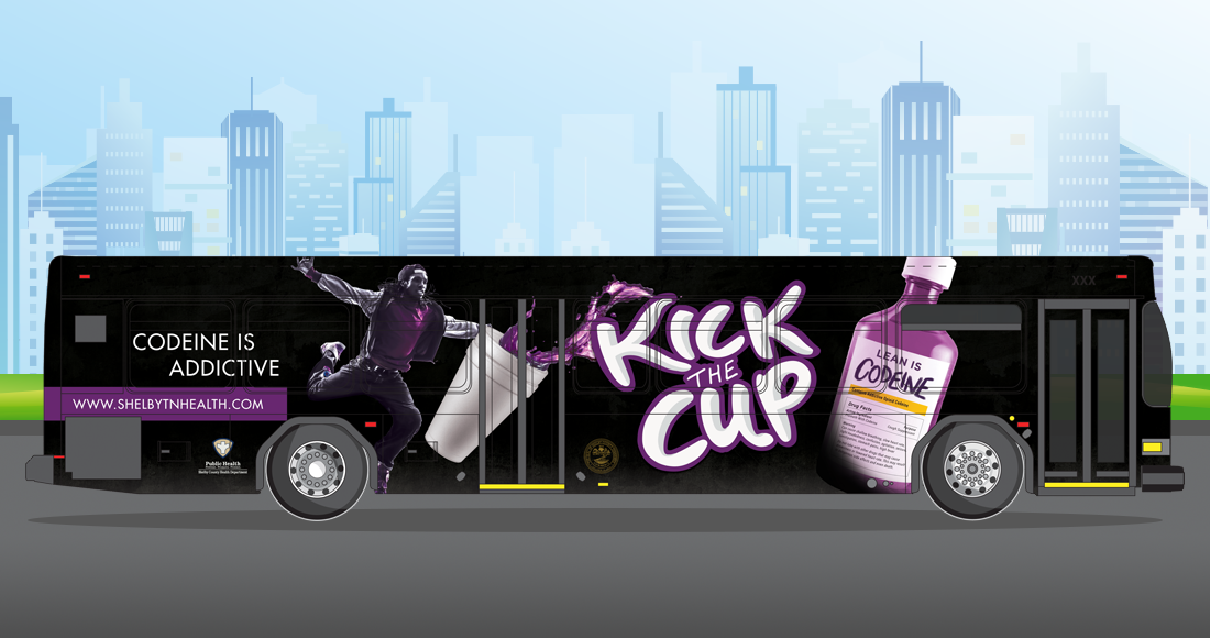 Kick The Cup Bus Wrap
