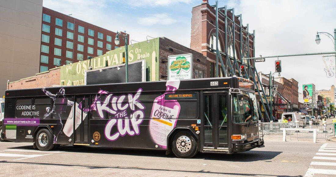 Kick The Cup Bus Wrap