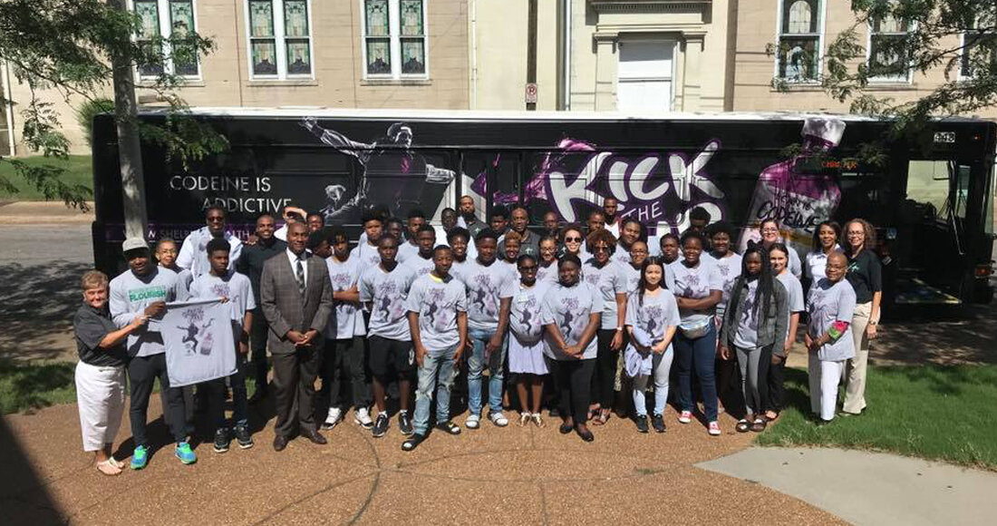 The bus wrap was officially unveiled in June 2019 at the headquarters of Memphis’ primary youth intervention program, Juvenile Intervention &amp; Faith-Based Follow- Up