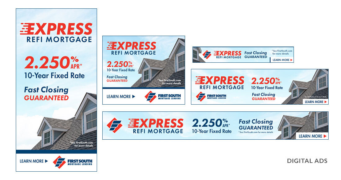 First South Financial Express Refi Mortgage Digital Ads