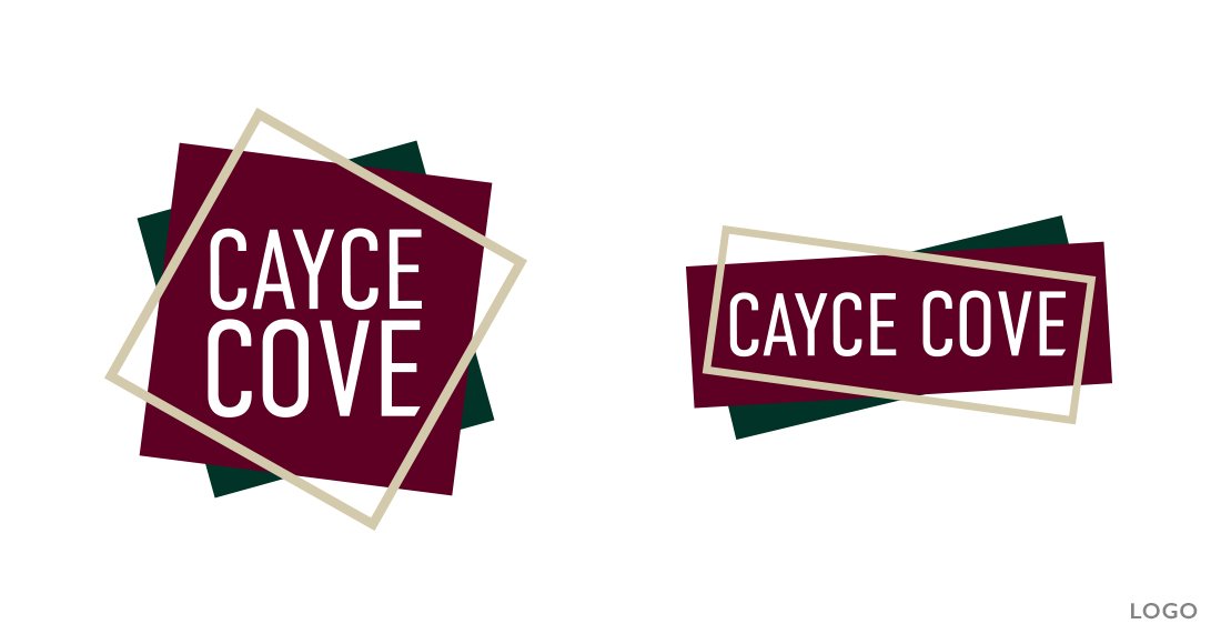 Cayce Cove apartments logo design