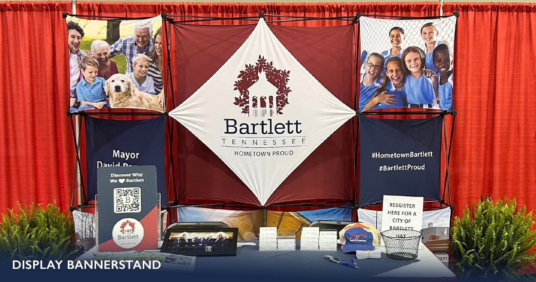 City of Bartlett tradeshow display backdrop
