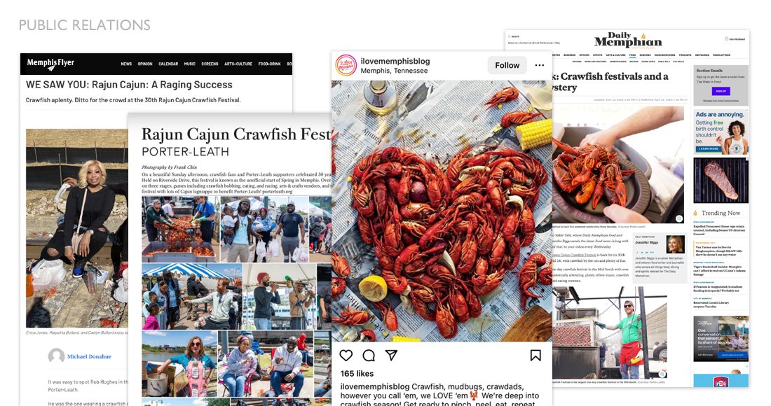 30th Annual Rajun Cajun Crawfish Festival Public Relations