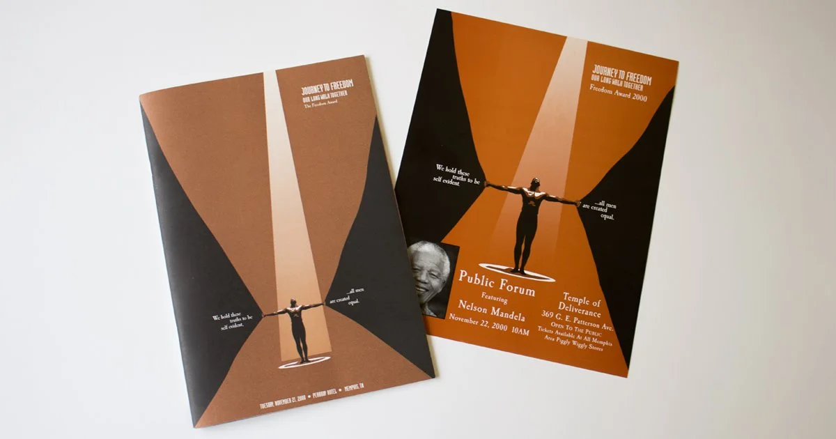 The National Civil Rights Museum’s Freedom Awards promotional materials from 2000