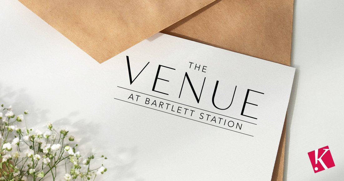 The Venue at Bartlett Station - Logo Design mockup