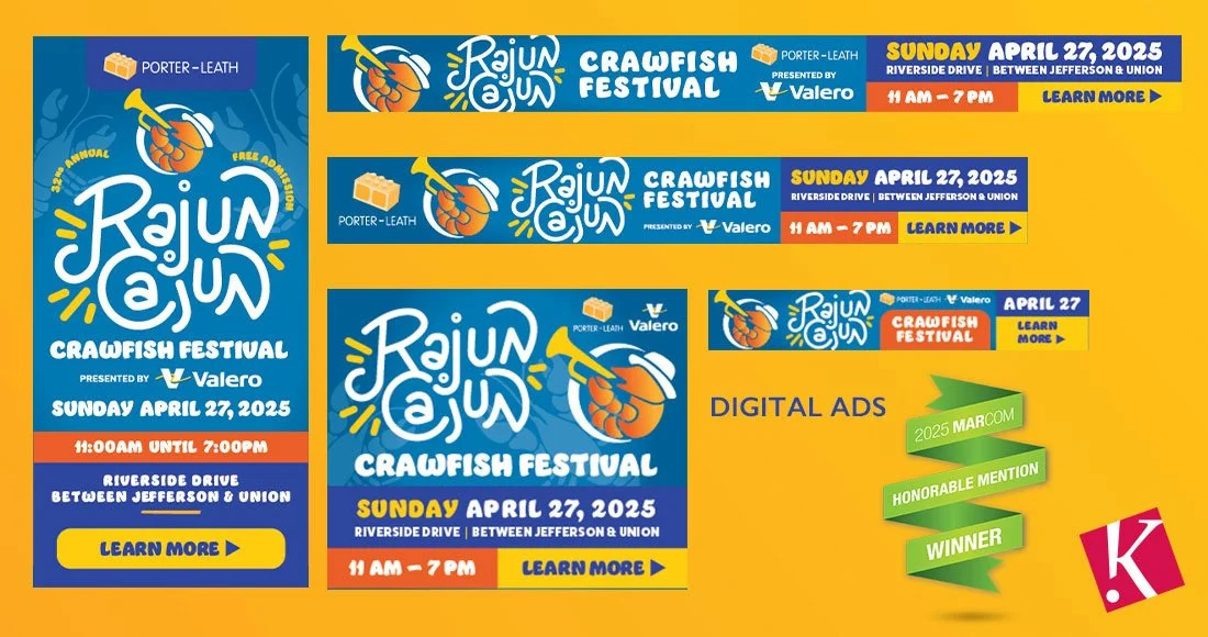 Rajun Cajun Crawfish Festival 2025 display ads