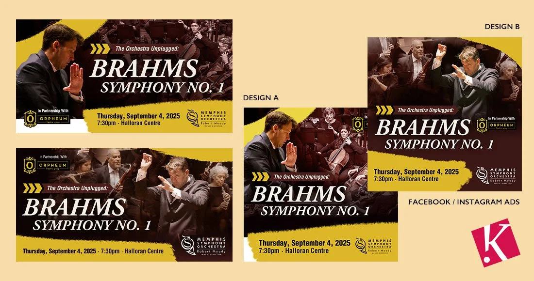 Memphis Symphony Orchestra Brahms Symphony No. 1 designs