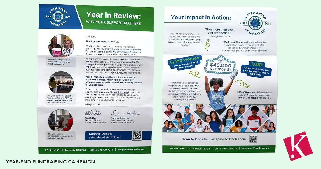 A Step Ahead Foundation Year End Letter 2025