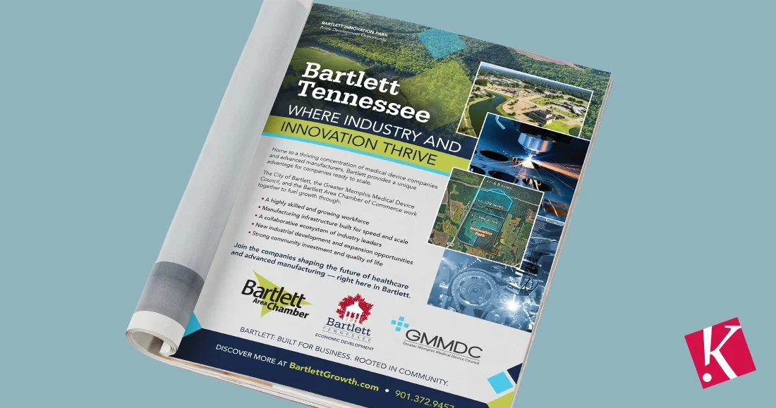 Bartlett, Tennessee Economic Development Print Ad