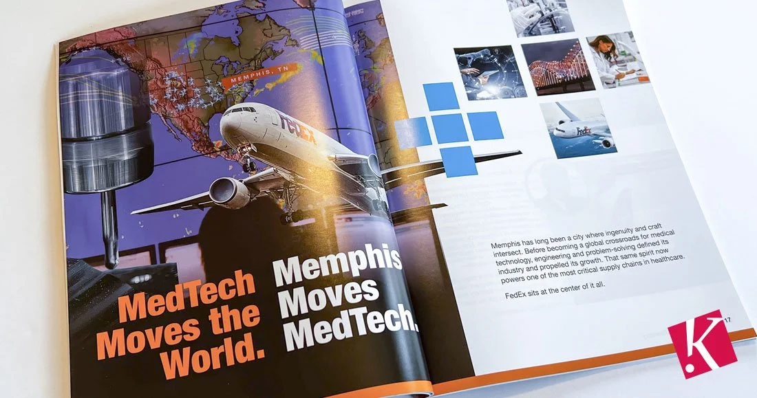 Greater Memphis Medical Device Council (GMMDC) Journal FedEx article first and second page
