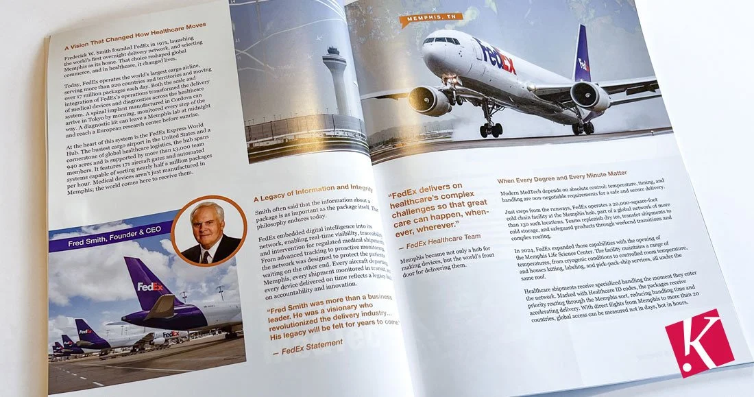 Greater Memphis Medical Device Council (GMMDC) Journal FedEx article