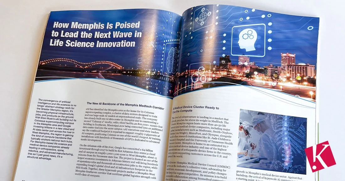 Greater Memphis Medical Device Council (GMMDC) Journal Robotics/AI article first two pages