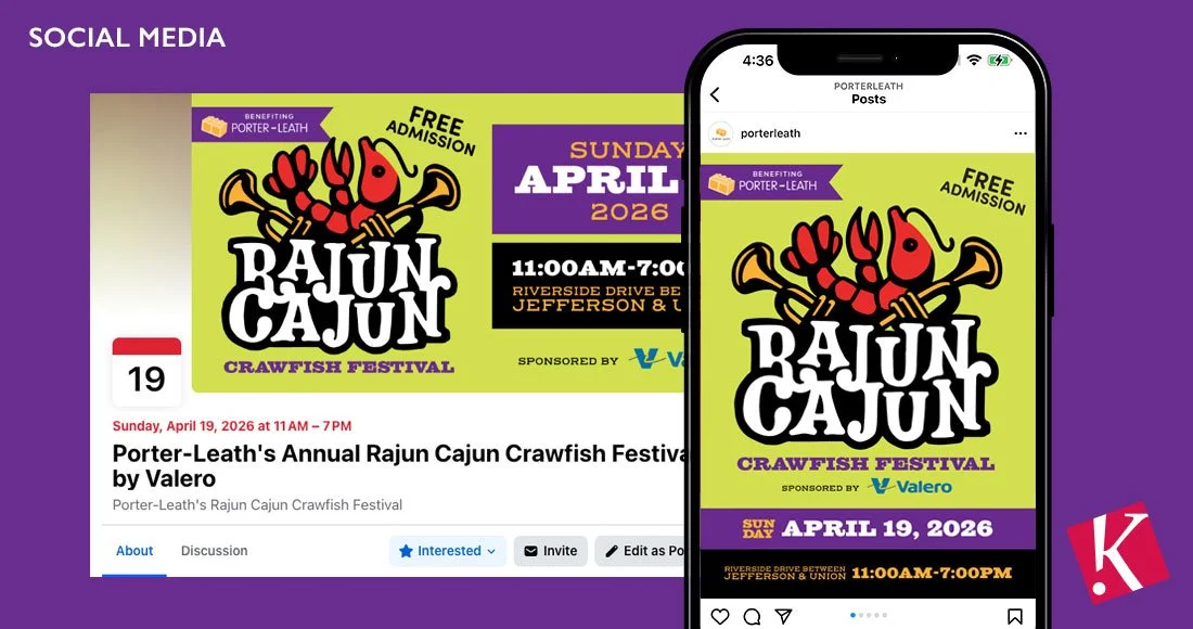 33rd Annual Rajun Cajun Crawfish Festival social graphics