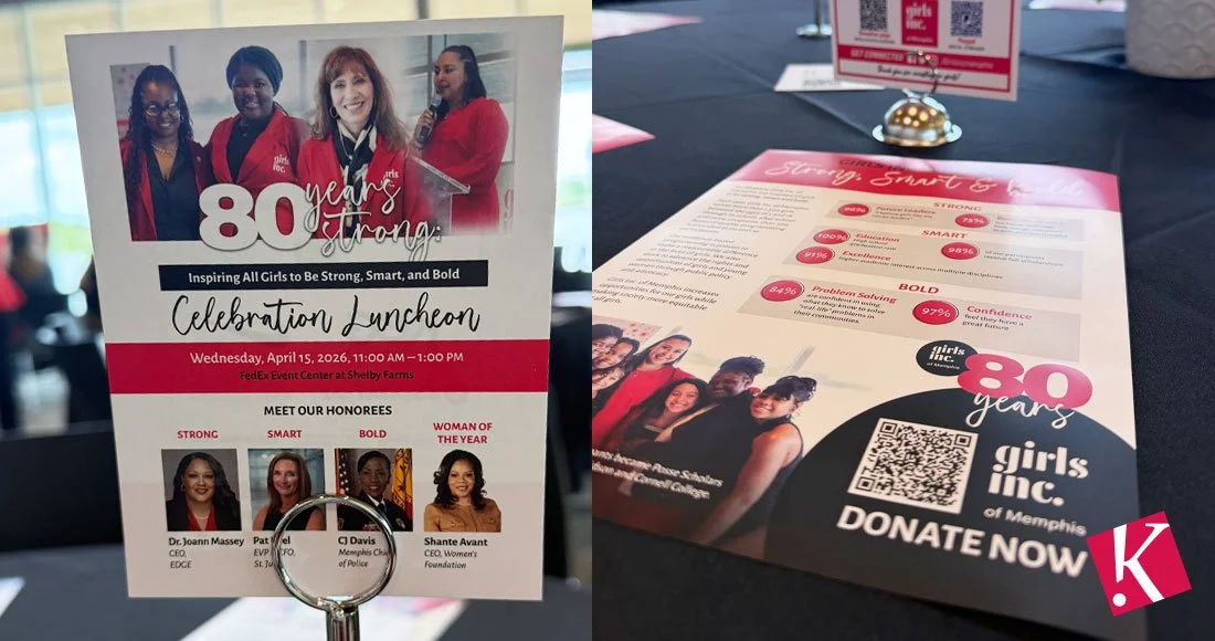 Girls Inc of Memphis 80th Anniversary Celebration Luncheon: Flyers design