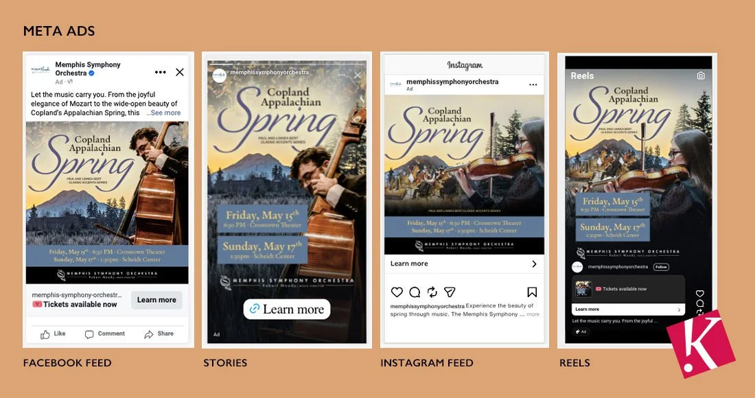 Copland Appalachian Spring Meta Ads